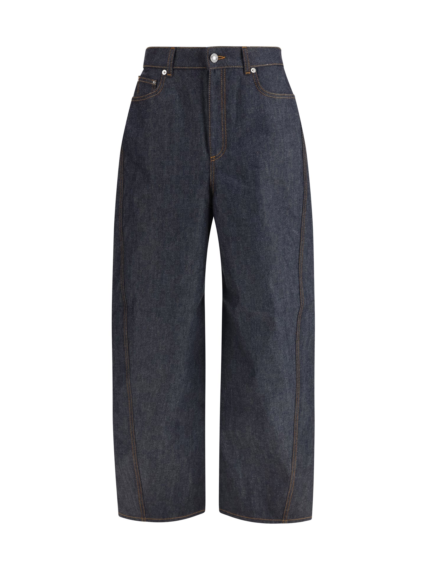Denim Pants Raw Cocoon Dark Blue