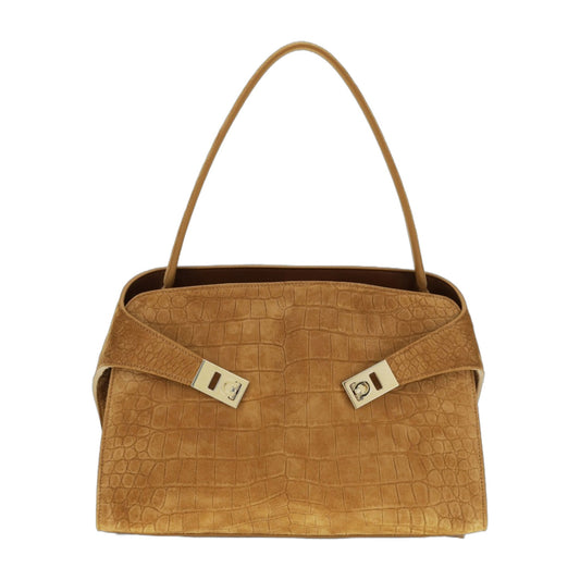 Shoulder Bag Hug Natural Suede