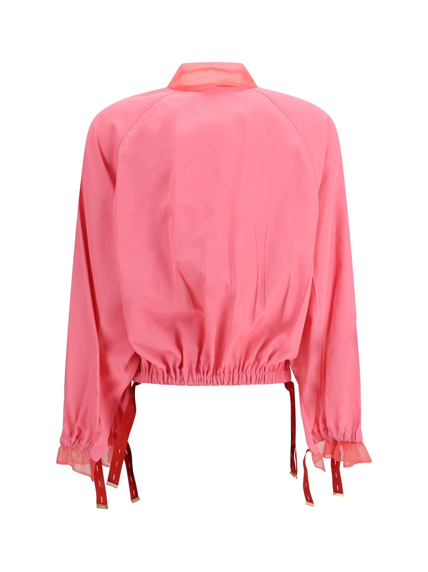 Bomber Blouson in Pink Viscose