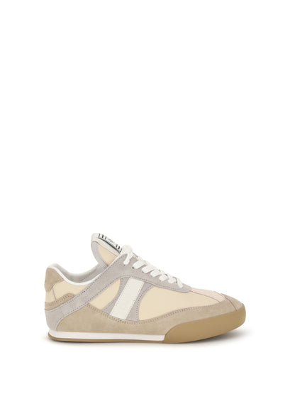 Leather Trainers Kick Dove Grey