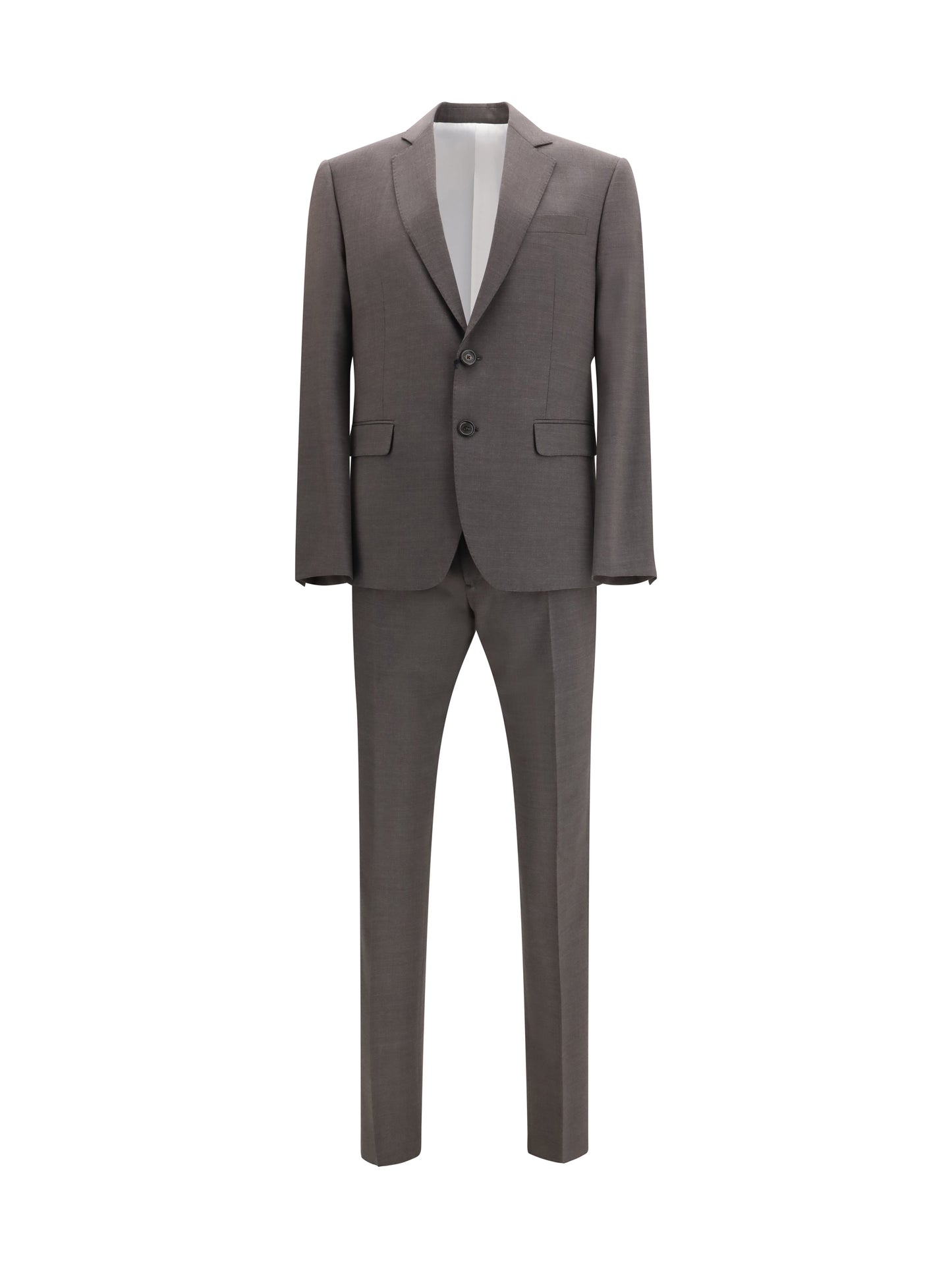 Suit Single-Breasted Wool-Blend Grey