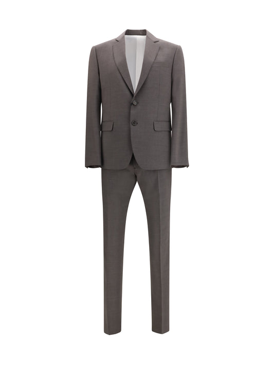 Suit Single-Breasted Wool-Blend Grey