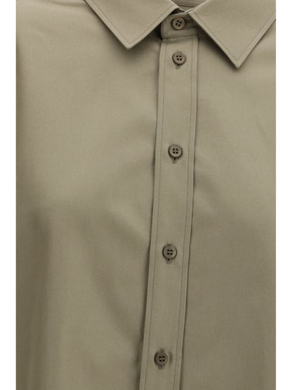 Lace-Up Shirt Sand Beige