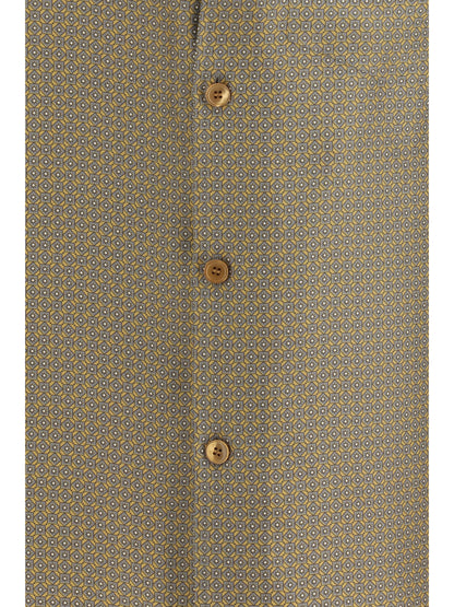 Shirt Silk Satin Gold