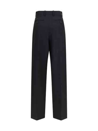 Trousers Double-Pleat Wool-Mohair