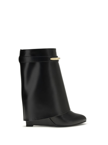 Ankle Boots Shark Leather Black