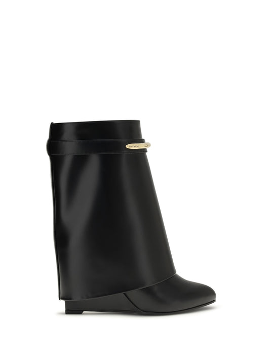 Ankle Boots Shark Leather Black