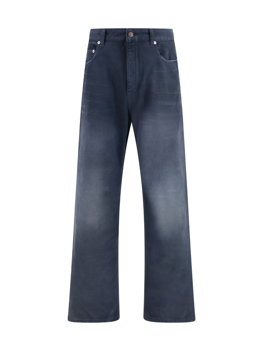 Jeans Wide-Leg Navy