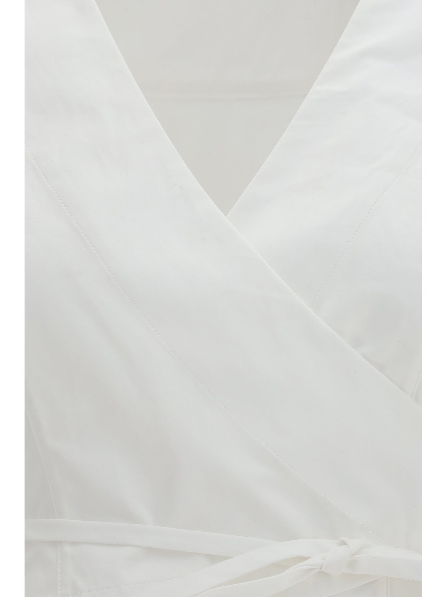 Wrap Top Paysan White