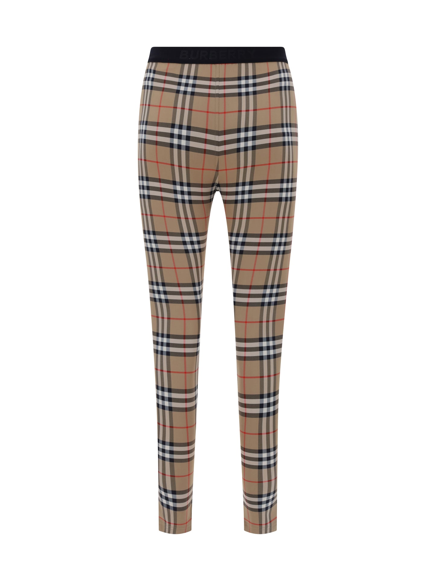 Leggings Archive Check Beige