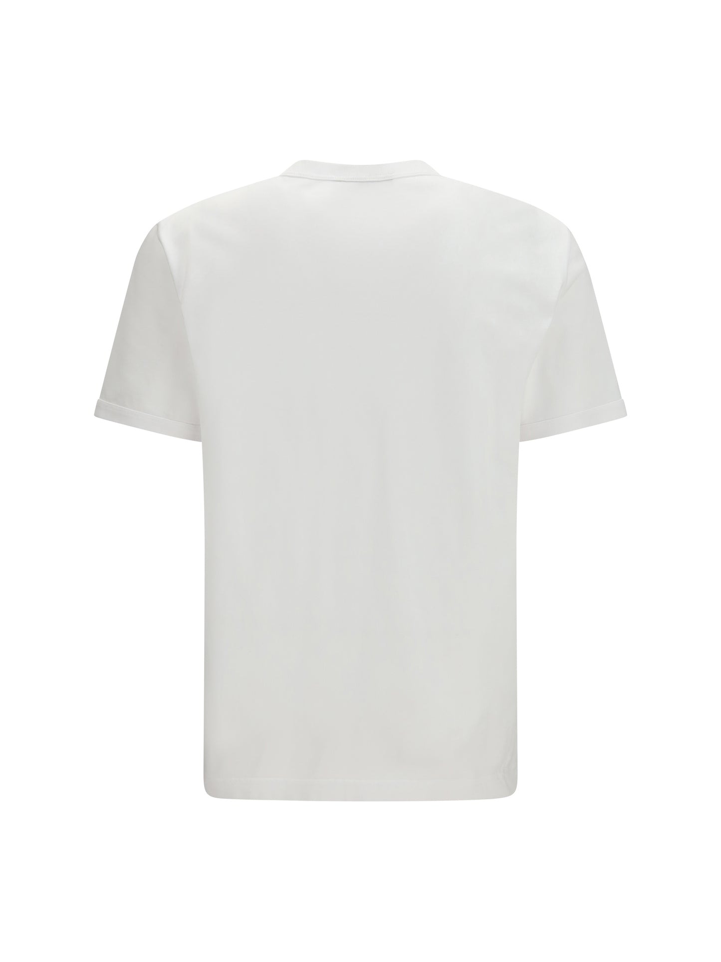 Cotton T-Shirt With Patch Optical White