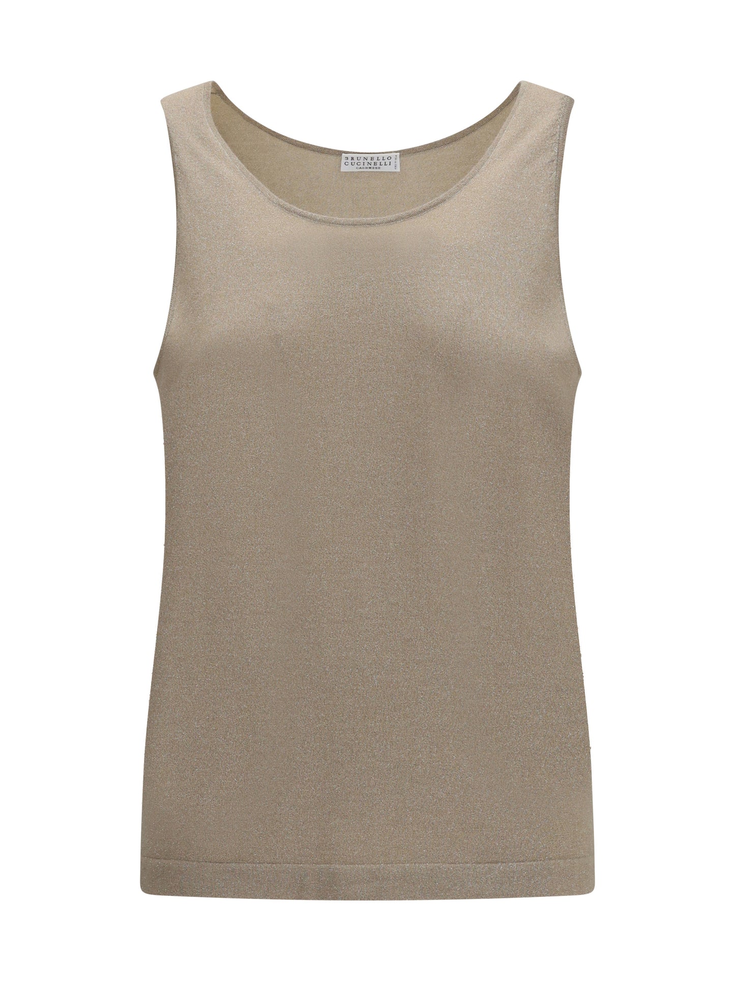 Tank Top Luminous Knit Brown
