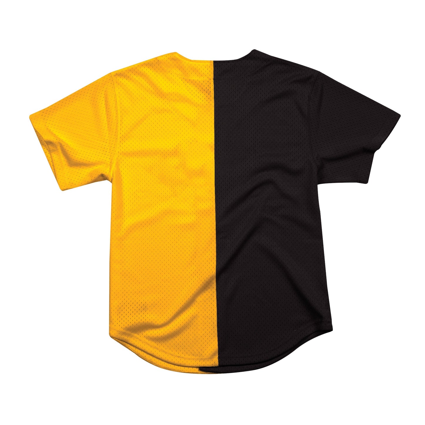 Mitchell & Ness Men's NFL Split Color Mesh Button Front Steelers