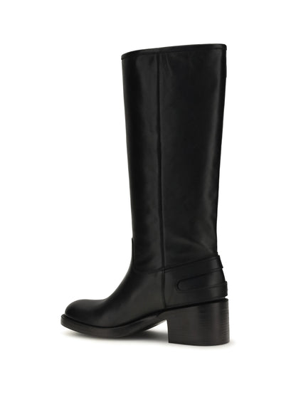 Boots Dakota Black Calfskin