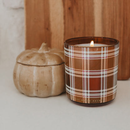 Pumpkin Spice Soy Candle - Ceramic Pumpkin Jar - 8 oz