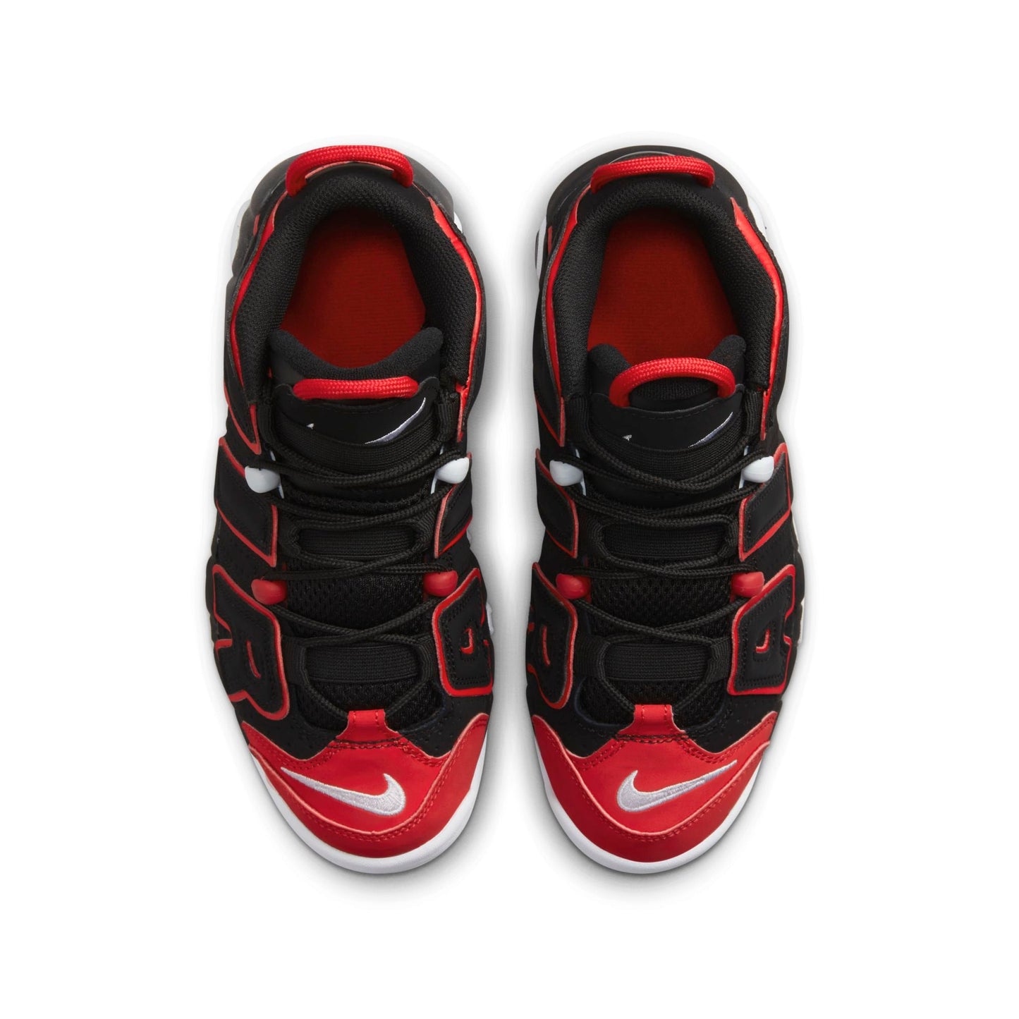 Nike Grade School Air More Uptempo 96 'Red Toe Gs' Sneakers