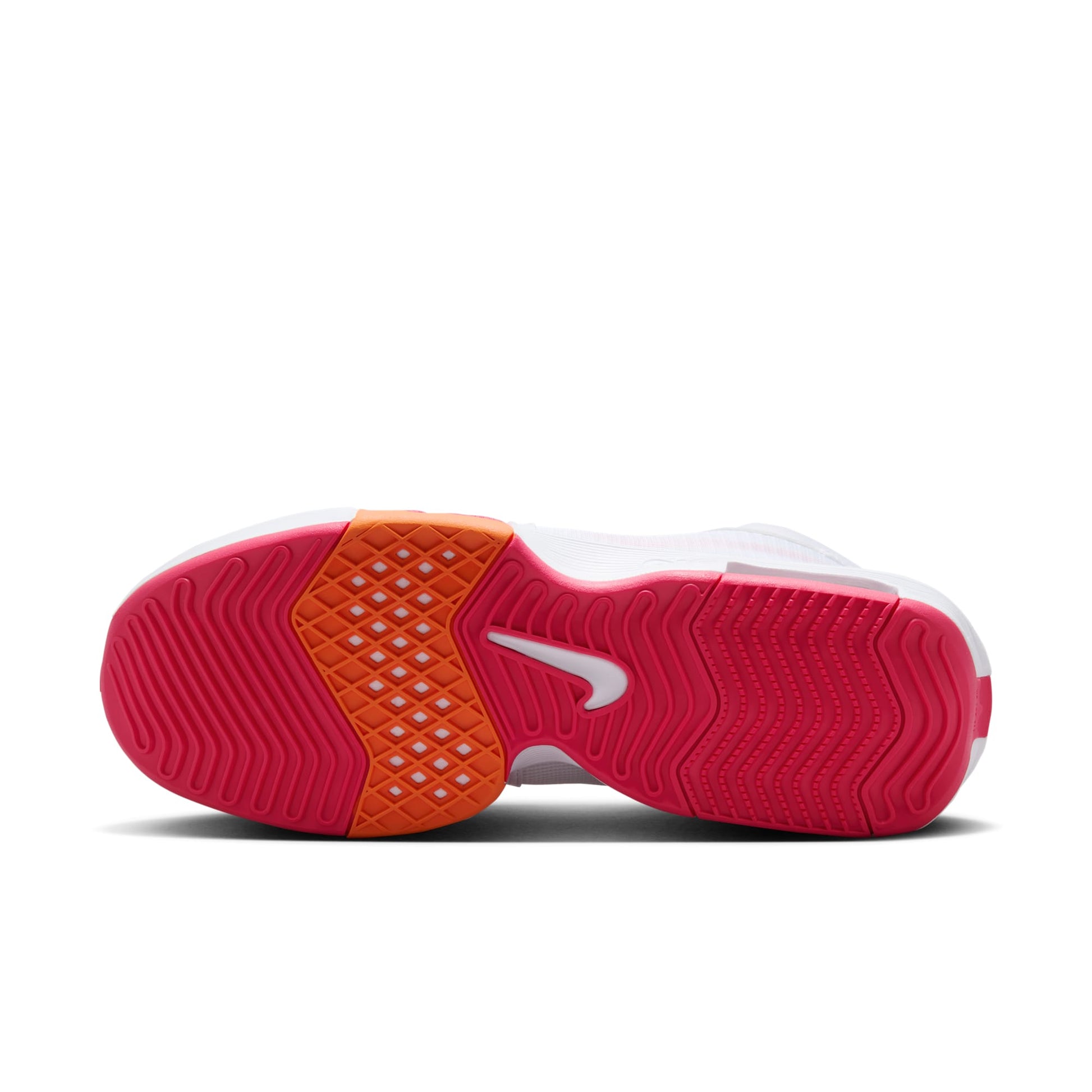 White/Bright Mandarin/Aster Pink-