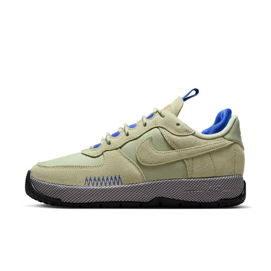 Nike Women's Air Force 1 Wild 'Olive Aura Aquarius Blue' Sneakers