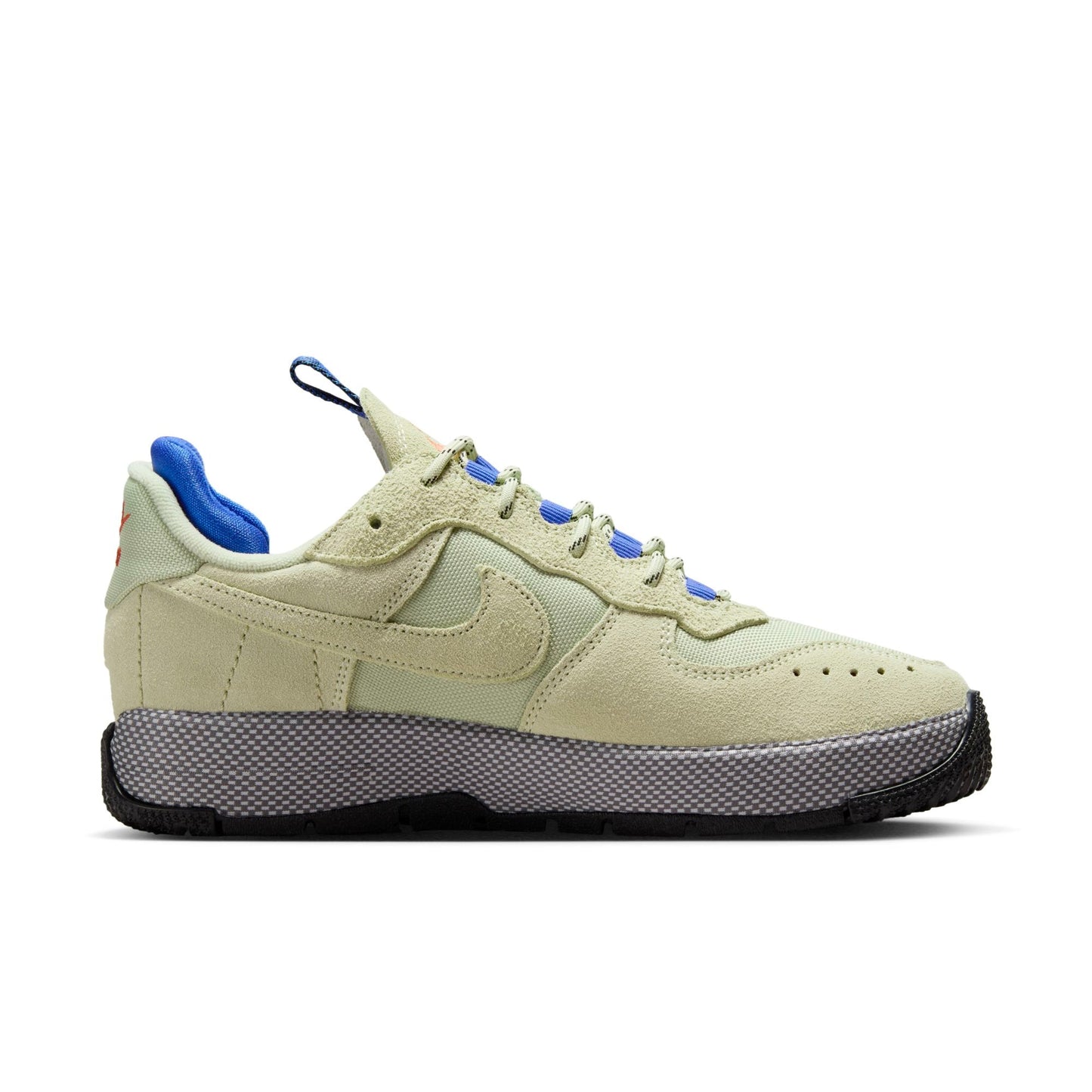 Nike Women's Air Force 1 Wild 'Olive Aura Aquarius Blue' Sneakers