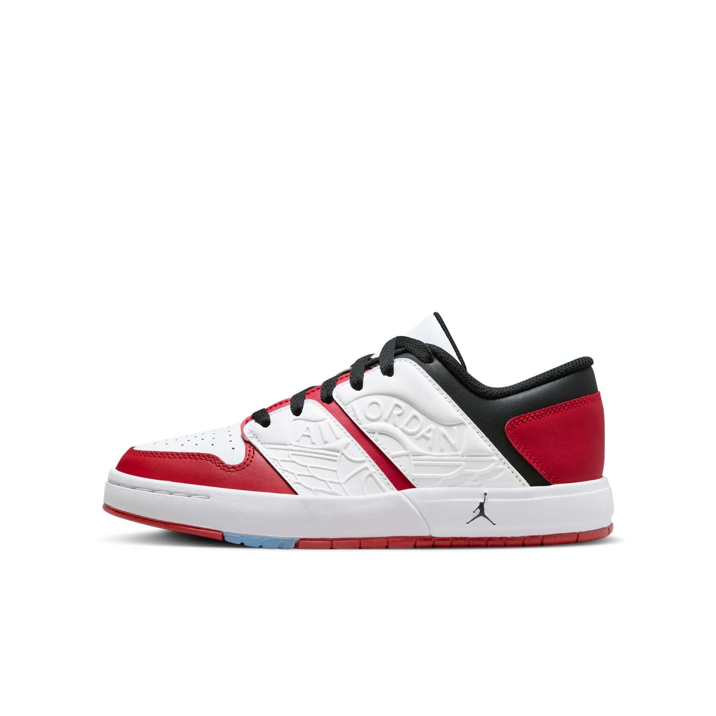 Grade School Air Jordan Retro 1 Low Nu 'Varsity Red White Black (Gs)'