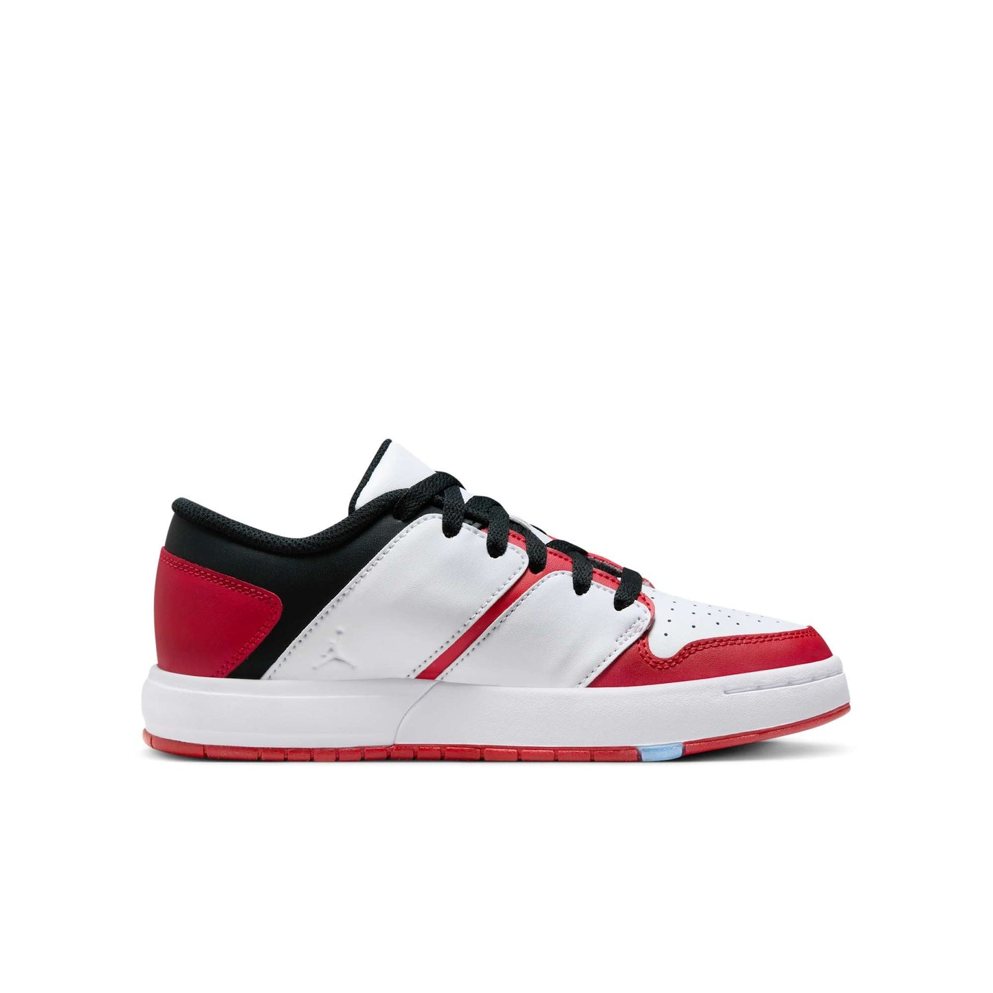 Grade School Air Jordan Retro 1 Low Nu 'Varsity Red White Black (Gs)'