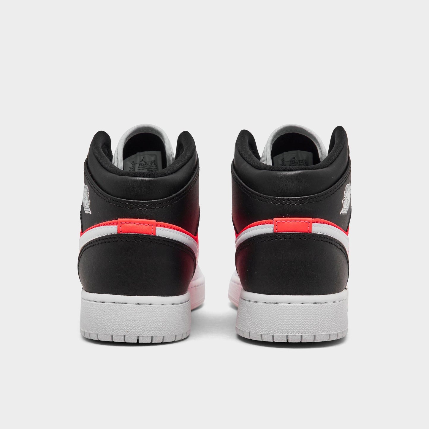 Grade School Air Jordan Retro 1 Mid Se 'White Black Infrared (Gs)' - FB4417-016
