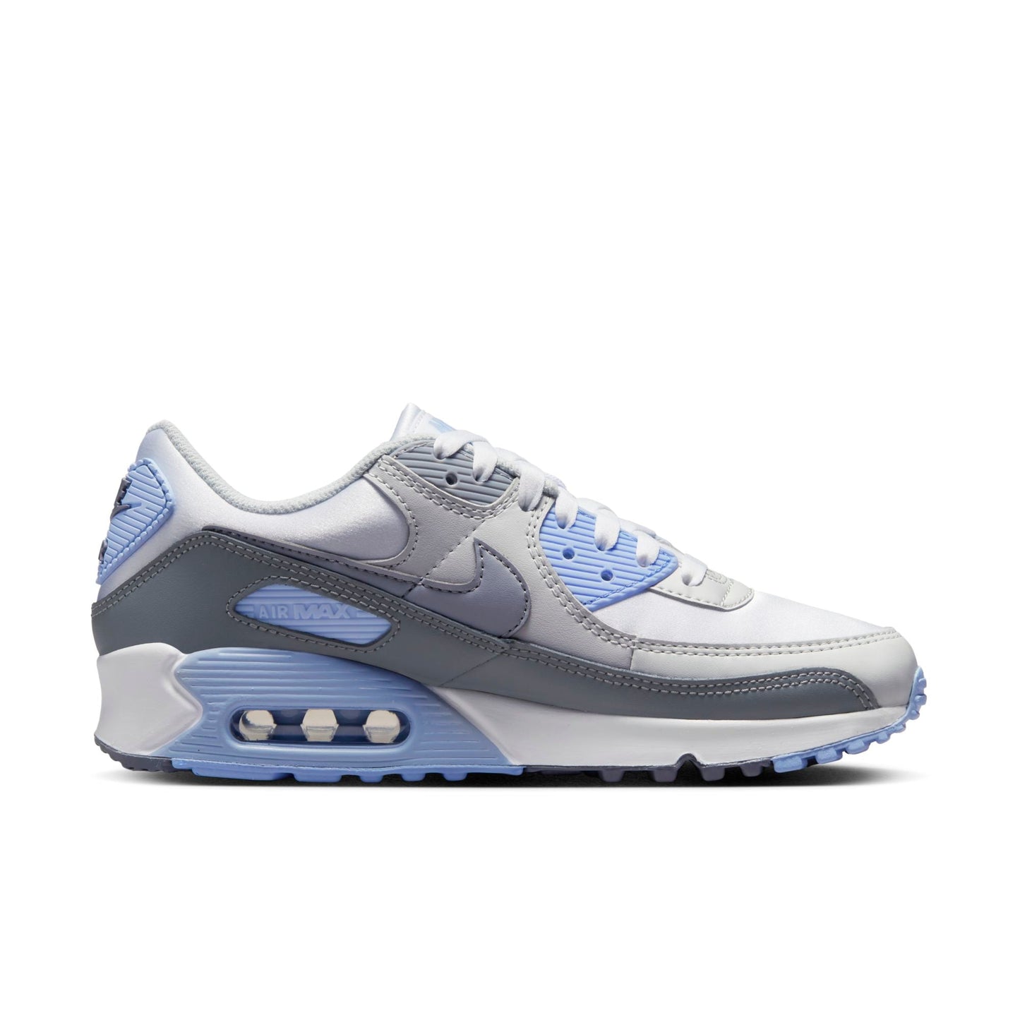 Nike Women's Air Max 90 'White Wolf Gray Photon Dust' Sneakers