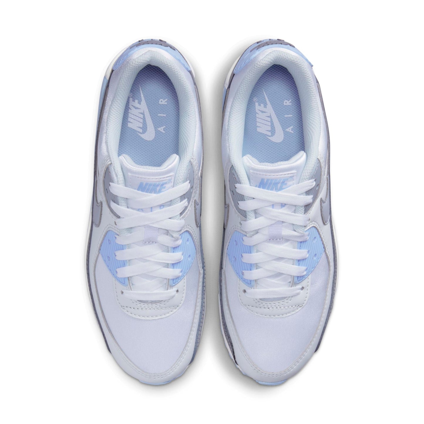 Nike Women's Air Max 90 'White Wolf Gray Photon Dust' Sneakers