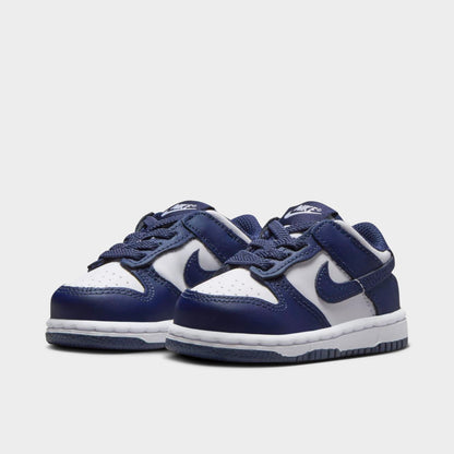 [FB9107-116] TODDLERS NIKE DUNK LOW 'WHITE MIDNIGHT NAVY (TD)'