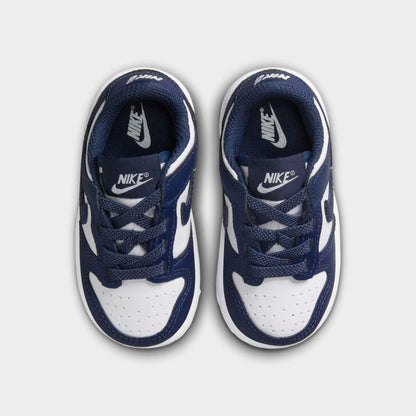 [FB9107-116] TODDLERS NIKE DUNK LOW 'WHITE MIDNIGHT NAVY (TD)'