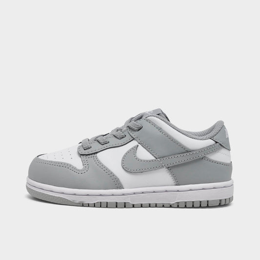 Nike Toddlers Dunk Low 'White Light Smoke Grey Td' (Td)'