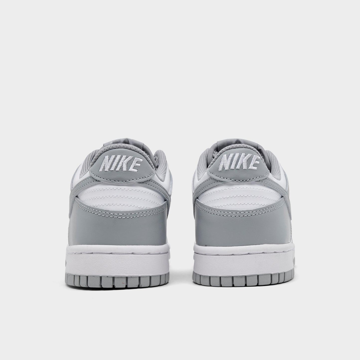 Nike Grade School Dunk Low 'White Light Smoke Grey Gs' Sneakers