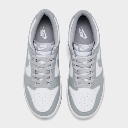 Nike Grade School Dunk Low 'White Light Smoke Grey Gs' Sneakers