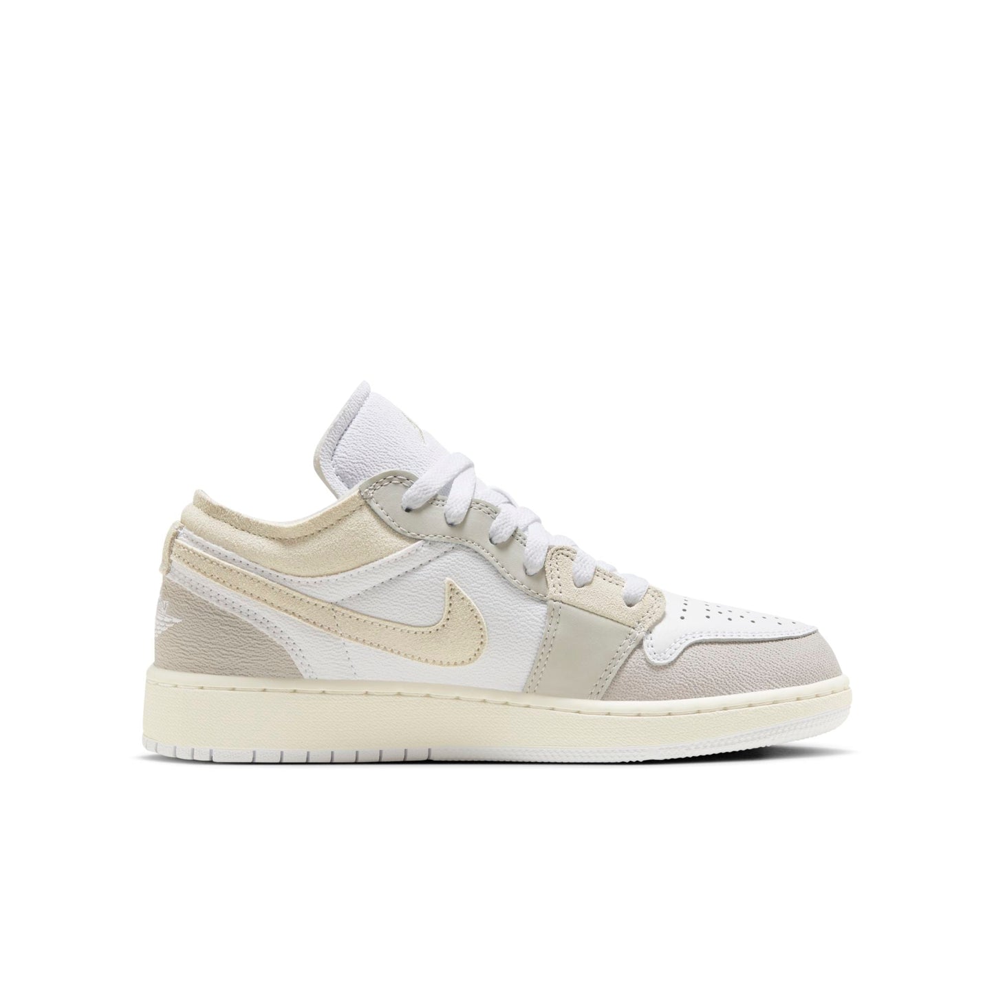 Grade School Air Jordan Retro 1 Low Se Craft 'Inside Out Tech Grey' (Gs)