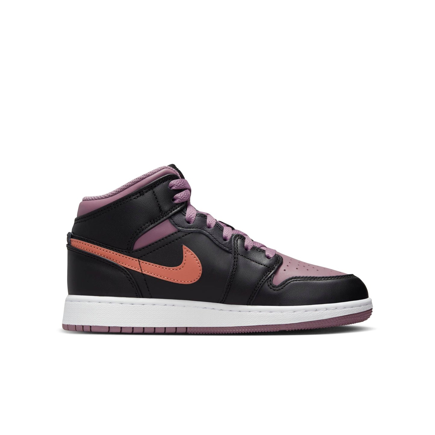 Grade School Air Jordan Retro 1 Mid Se 'Black Sky J Mauve' (Gs)