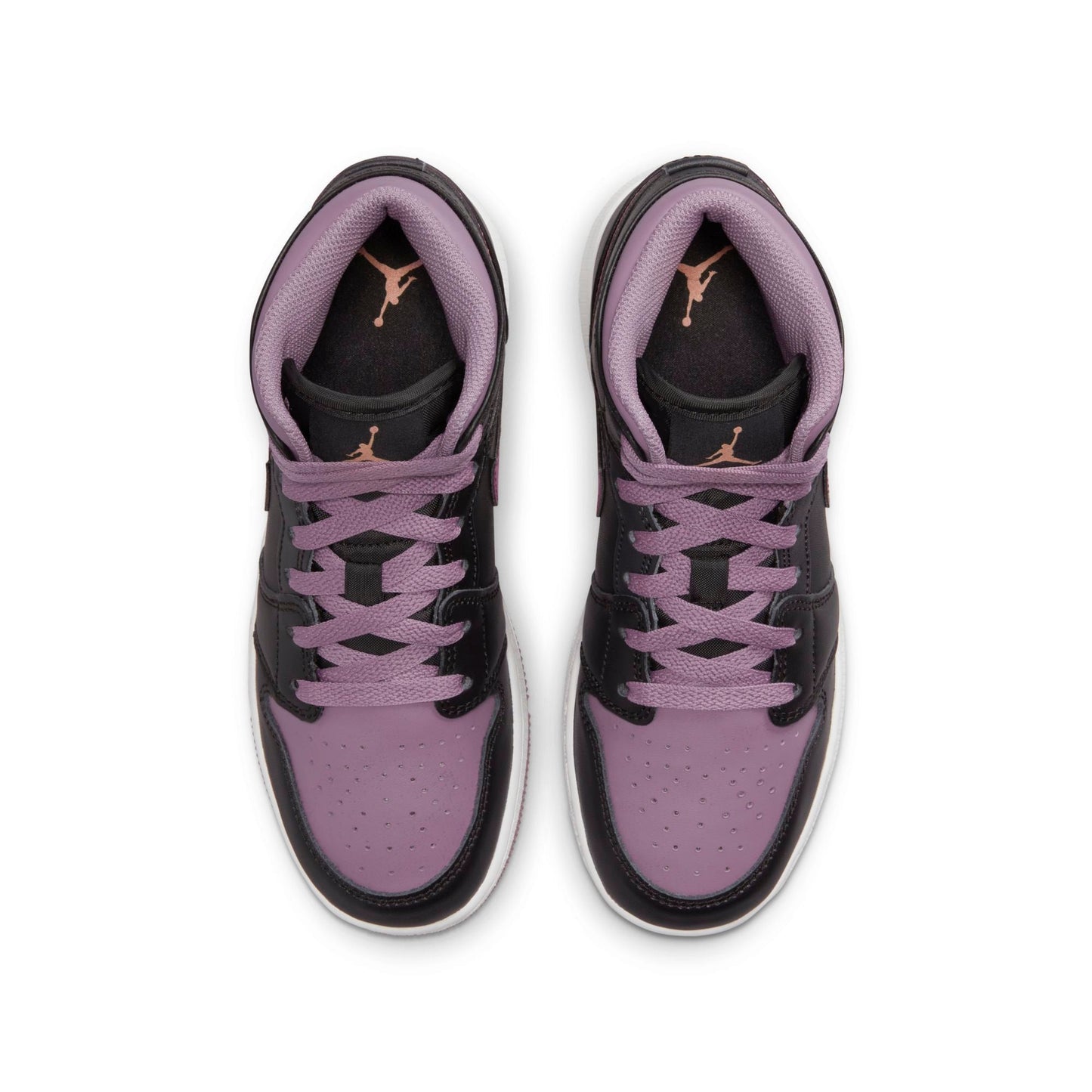 Grade School Air Jordan Retro 1 Mid Se 'Black Sky J Mauve' (Gs)