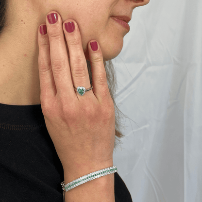 Emerald Cuff Bracelet