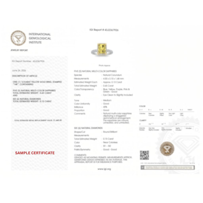 2Cttw Radiant Shaped Yellow Lab Grown Diamond (F/VS) Halo Accented Engagement Ring in 14K Gold