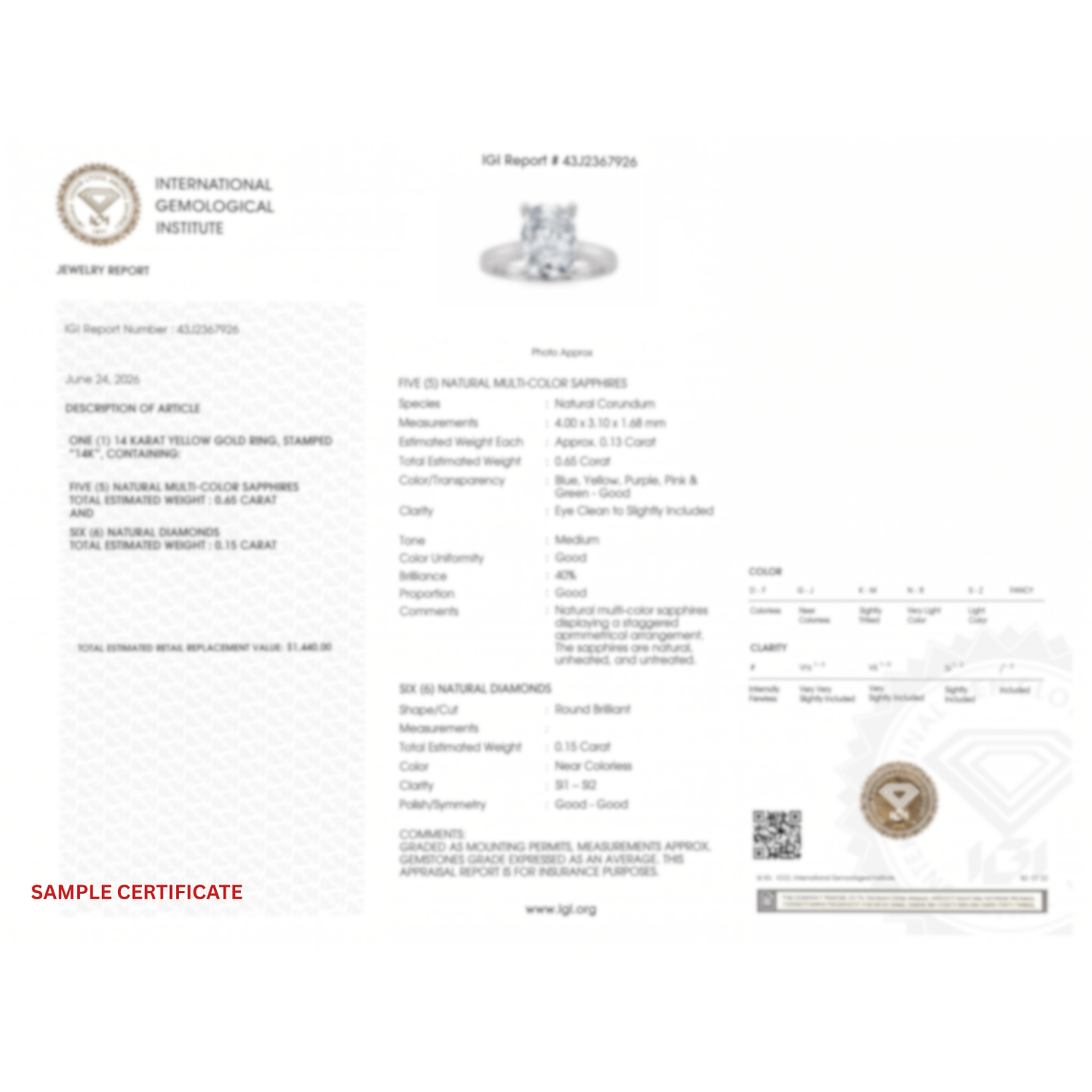 2Cttw Elongated Cushion Shaped Lab Grown Diamond (G/VS) Two Tone Cathedral Shank Engagement Ring in 14K Gold