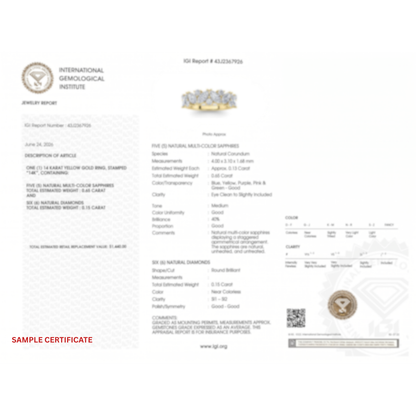 1.5Cttw Marquise Shaped Lab Grown Diamond (G/VS) Ring in 14K Gold