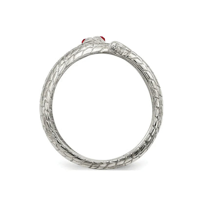 Sterling Silver Snake Ring