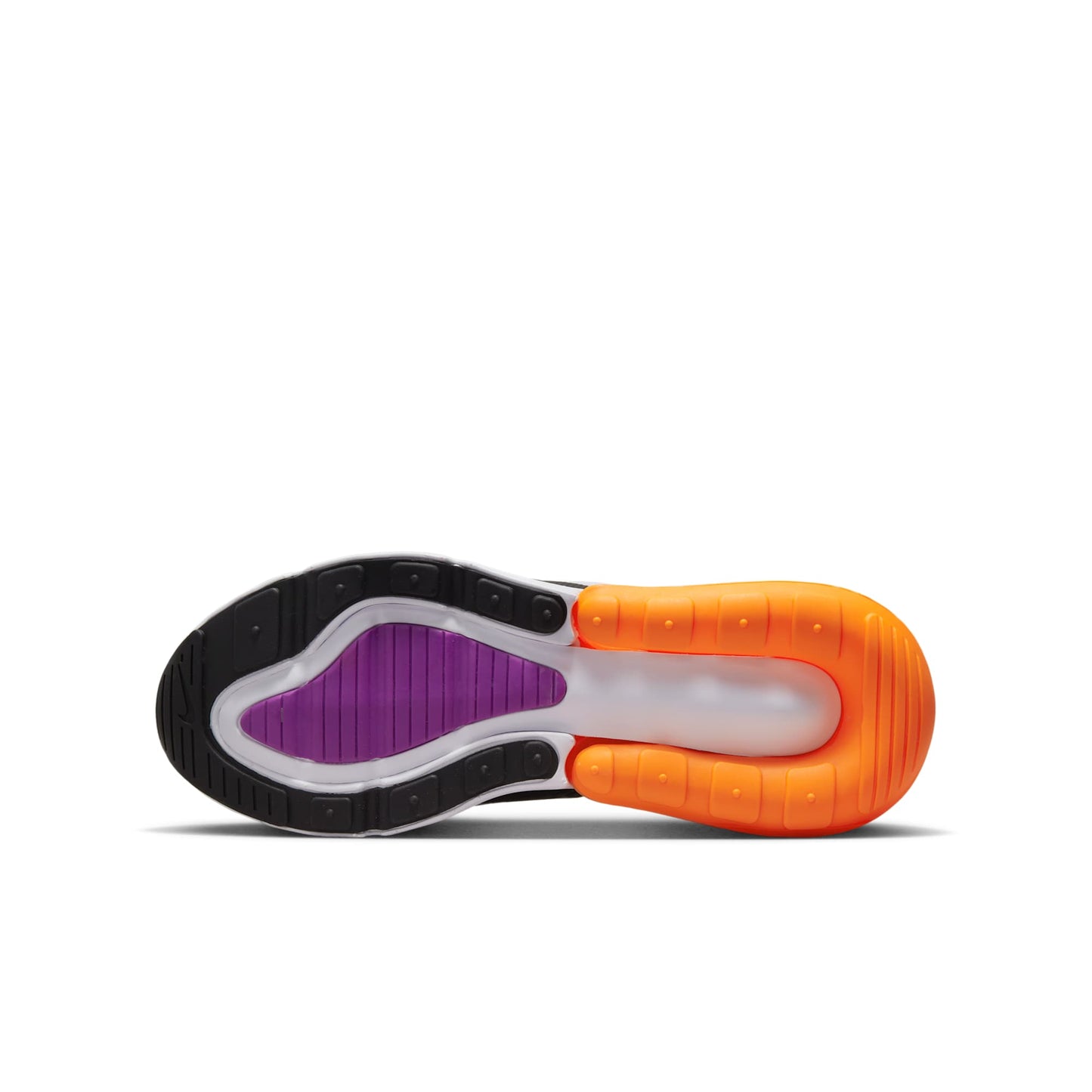 Nike Grade School Air Max 270 Gs 'White Orange Purple' Sneakers