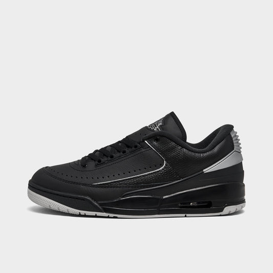 [fd0383-001] Mens Air Jordan 2/3 'black Metallic Silver'