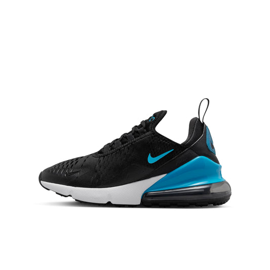 Nike Grade School Air Max 270 Gs 'Black Blue Lightning' Sneakers