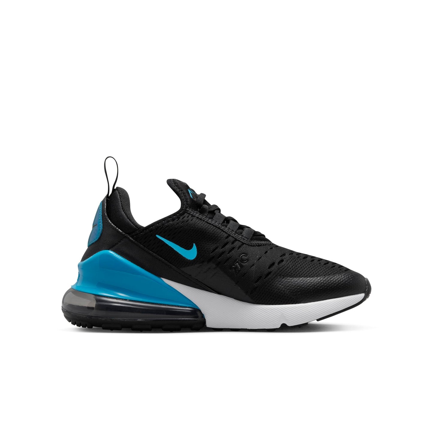 Nike Grade School Air Max 270 Gs 'Black Blue Lightning' Sneakers