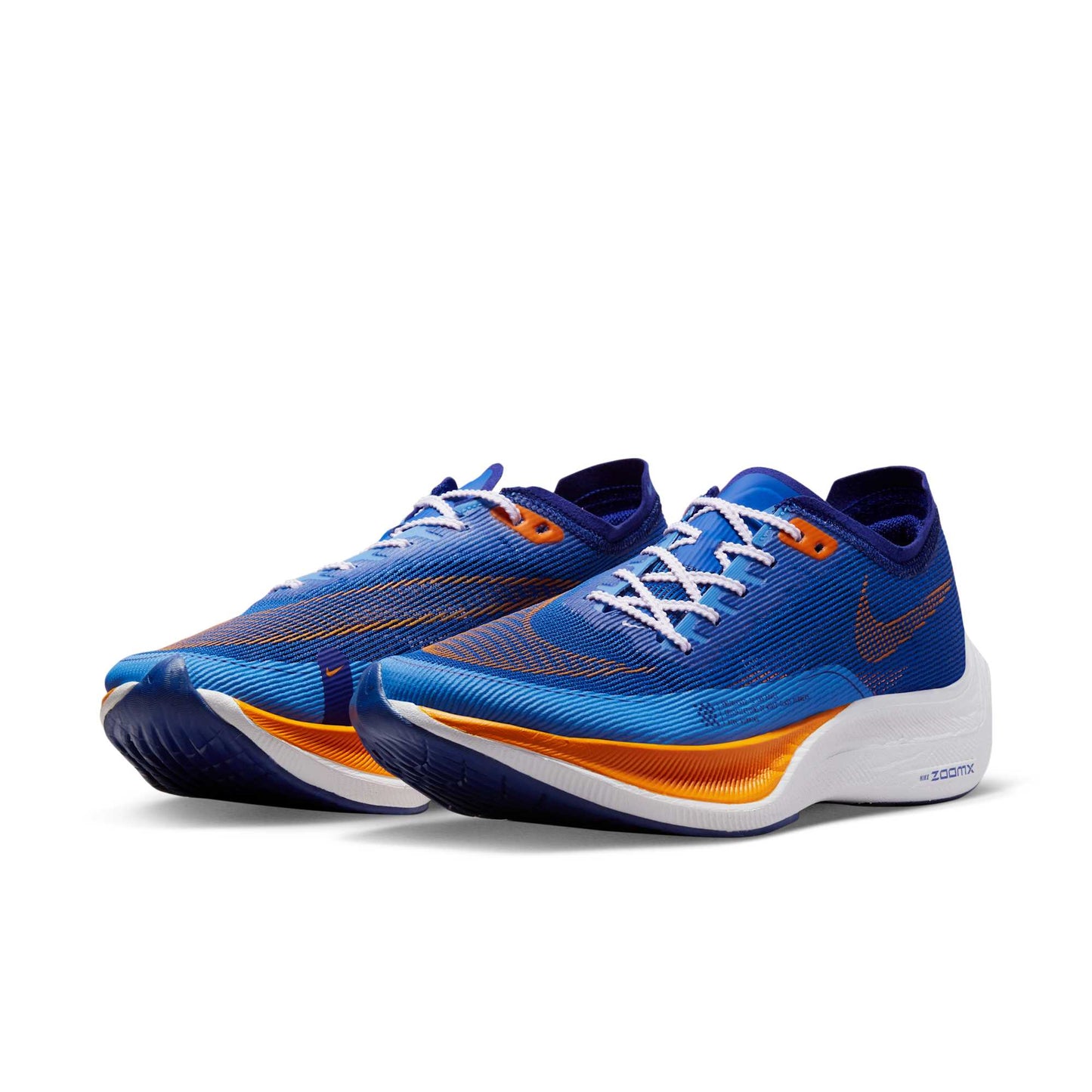 Nike Men's Zoomx Vaporfly Next% 2 'Game Royal Vivid Orange' Sneakers