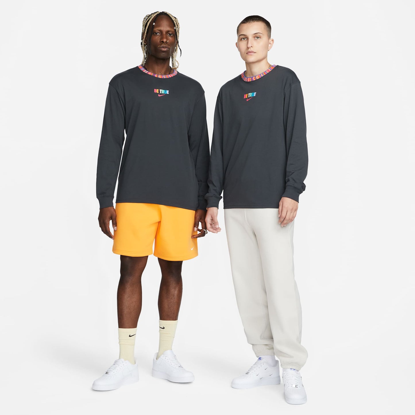 Nike Men's Be True Long Sleeve Tee Shirt 'Black'