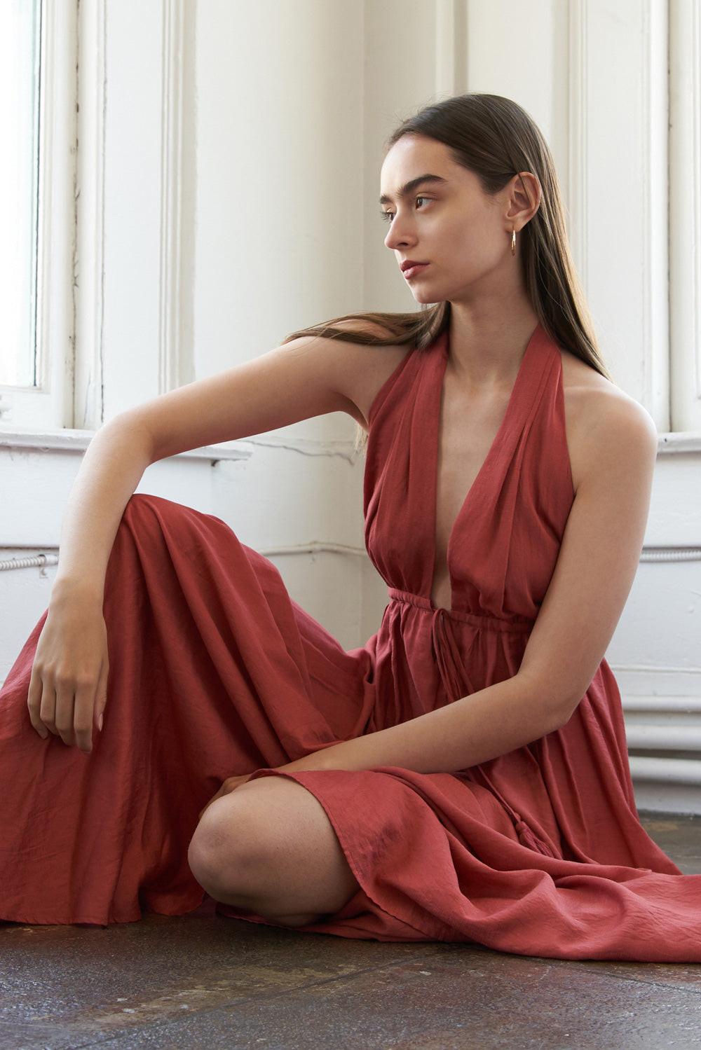 Share Your Glow Woven Maxi Dress