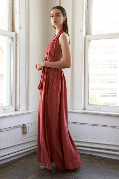 Share Your Glow Woven Maxi Dress