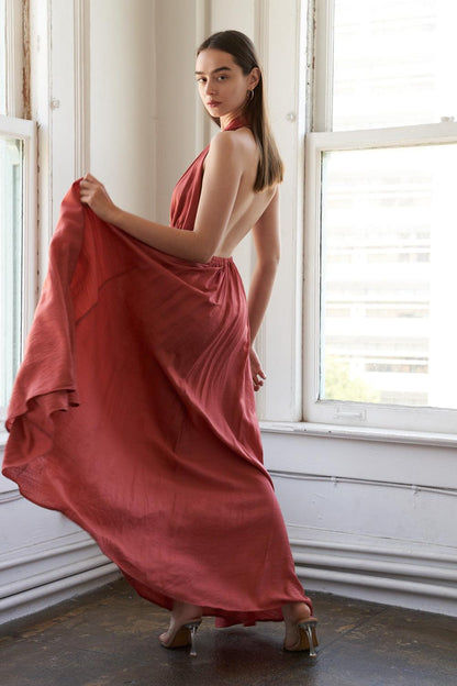 Share Your Glow Woven Maxi Dress